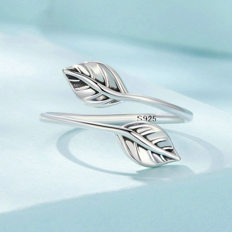 Fashion Personality Autumn Simplicity Leaves Ring