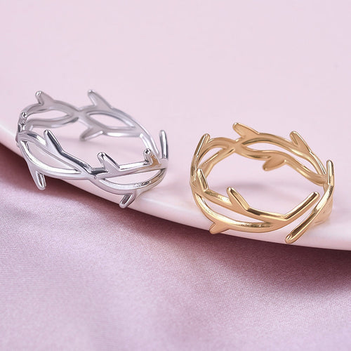 304 Stainless Steel Simple And Irregular Personalized Open Ring